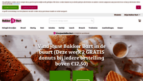 What Bakkerbart.nl website looked like in 2021 (2 years ago)
