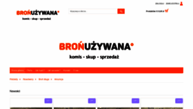 What Bronuzywana.pl website looked like in 2021 (2 years ago)