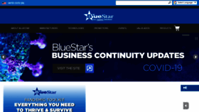 What Bluestarinc.com website looked like in 2021 (2 years ago)