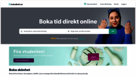 What Bokadirekt.se website looked like in 2021 (2 years ago)