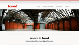 What Boxxed.co.uk website looked like in 2021 (3 years ago)