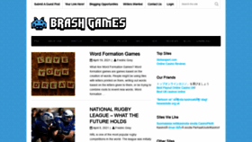 What Brashgames.co.uk website looked like in 2021 (2 years ago)
