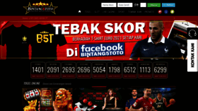What Bintang5toto.com website looked like in 2021 (2 years ago)