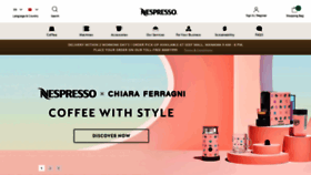 What Buynespresso.com website looked like in 2021 (3 years ago)
