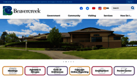 What Beavercreekohio.gov website looked like in 2021 (2 years ago)