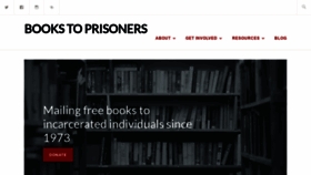 What Bookstoprisoners.net website looked like in 2021 (2 years ago)