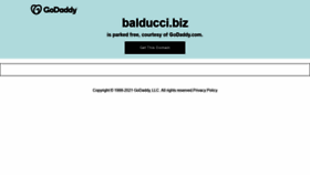 What Balducci.biz website looked like in 2021 (2 years ago)