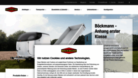 What Boeckmann.com website looked like in 2021 (2 years ago)