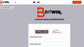 What Bitwol.com website looked like in 2021 (2 years ago)