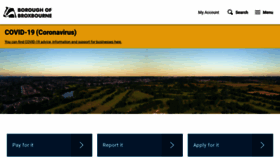 What Broxbourne.gov.uk website looked like in 2021 (2 years ago)