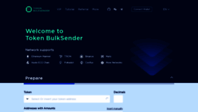 What Bulksender.app website looked like in 2021 (2 years ago)