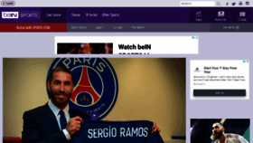 What Beinsports.com website looked like in 2021 (2 years ago)