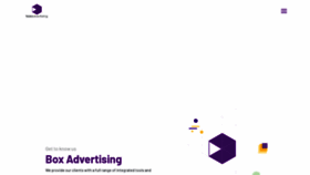 What Boxads.co website looked like in 2021 (2 years ago)