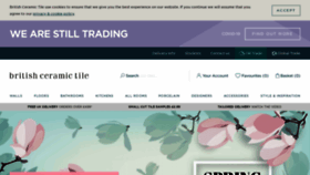 What Britishceramictile.com website looked like in 2021 (2 years ago)