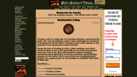 What Boyscouttrail.com website looked like in 2021 (2 years ago)