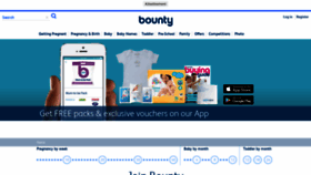 What Bounty.com website looked like in 2021 (2 years ago)