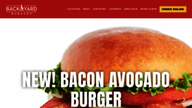 What Backyardburgers.com website looked like in 2021 (2 years ago)
