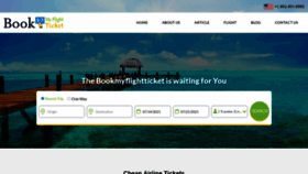 What Bookmyflightticket.com website looked like in 2021 (2 years ago)