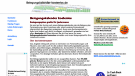 What Belegungskalender-kostenlos.de website looked like in 2021 (2 years ago)