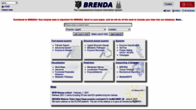 What Brenda-enzymes.org website looked like in 2021 (2 years ago)