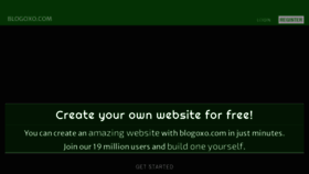 What Blogoxo.com website looked like in 2021 (2 years ago)