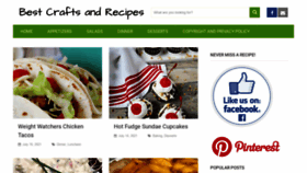 What Bestcraftsandrecipes.com website looked like in 2021 (2 years ago)