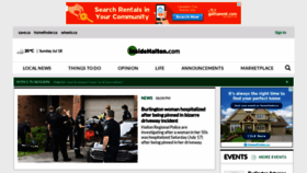 What Burlingtonpost.com website looked like in 2021 (2 years ago)