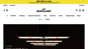 What Bushplanet.com website looked like in 2021 (2 years ago)