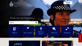 What Btp.police.uk website looked like in 2021 (2 years ago)
