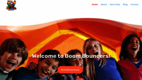 What Boombouncers.com website looked like in 2021 (2 years ago)