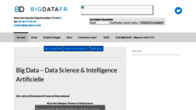 What Big-data-fr.com website looked like in 2021 (2 years ago)