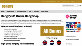 What Bongify.nl website looked like in 2021 (2 years ago)