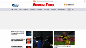 What Boorowanewsonline.com.au website looked like in 2021 (2 years ago)