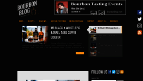 What Bourbonblog.com website looked like in 2021 (2 years ago)