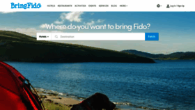 What Bringfido.com website looked like in 2021 (2 years ago)