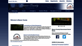 What Beavercountypa.gov website looked like in 2021 (2 years ago)