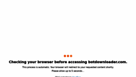 What Botdownloader.com website looked like in 2021 (2 years ago)