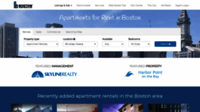 What Bostonapartments.com website looked like in 2021 (2 years ago)