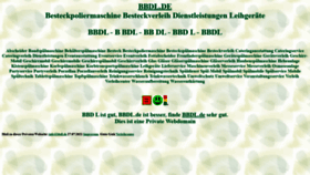 What Bbdl.de website looked like in 2021 (2 years ago)