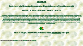 What Bbdm.de website looked like in 2021 (2 years ago)