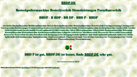 What Bbdp.de website looked like in 2021 (2 years ago)