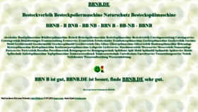 What Bbnb.de website looked like in 2021 (2 years ago)