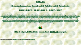 What Bbzz.de website looked like in 2021 (2 years ago)