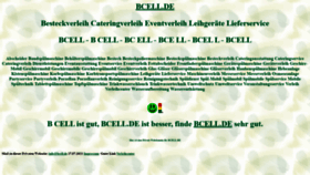 What Bcell.de website looked like in 2021 (2 years ago)