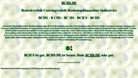 What Bchs.de website looked like in 2021 (2 years ago)