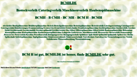 What Bcmh.de website looked like in 2021 (2 years ago)