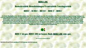 What Bdec.de website looked like in 2021 (2 years ago)