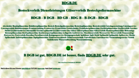 What Bdgb.de website looked like in 2021 (2 years ago)
