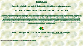 What Belga.de website looked like in 2021 (2 years ago)