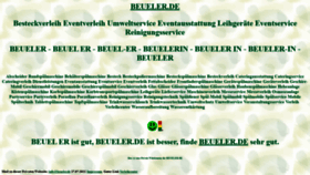 What Beueler.de website looked like in 2021 (2 years ago)